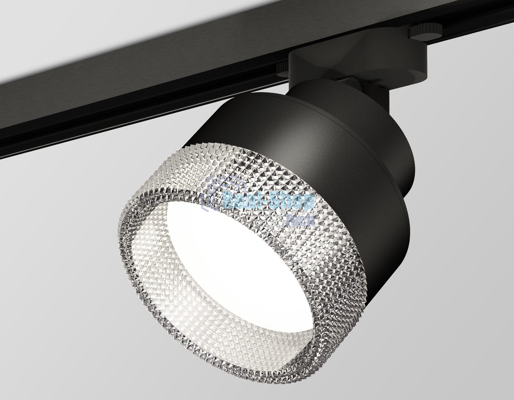 Светильник Ambrella light XT8102040 SBK/CL черный песок/прозрачный GX53 (A2526, A2106, C8102, N8480)