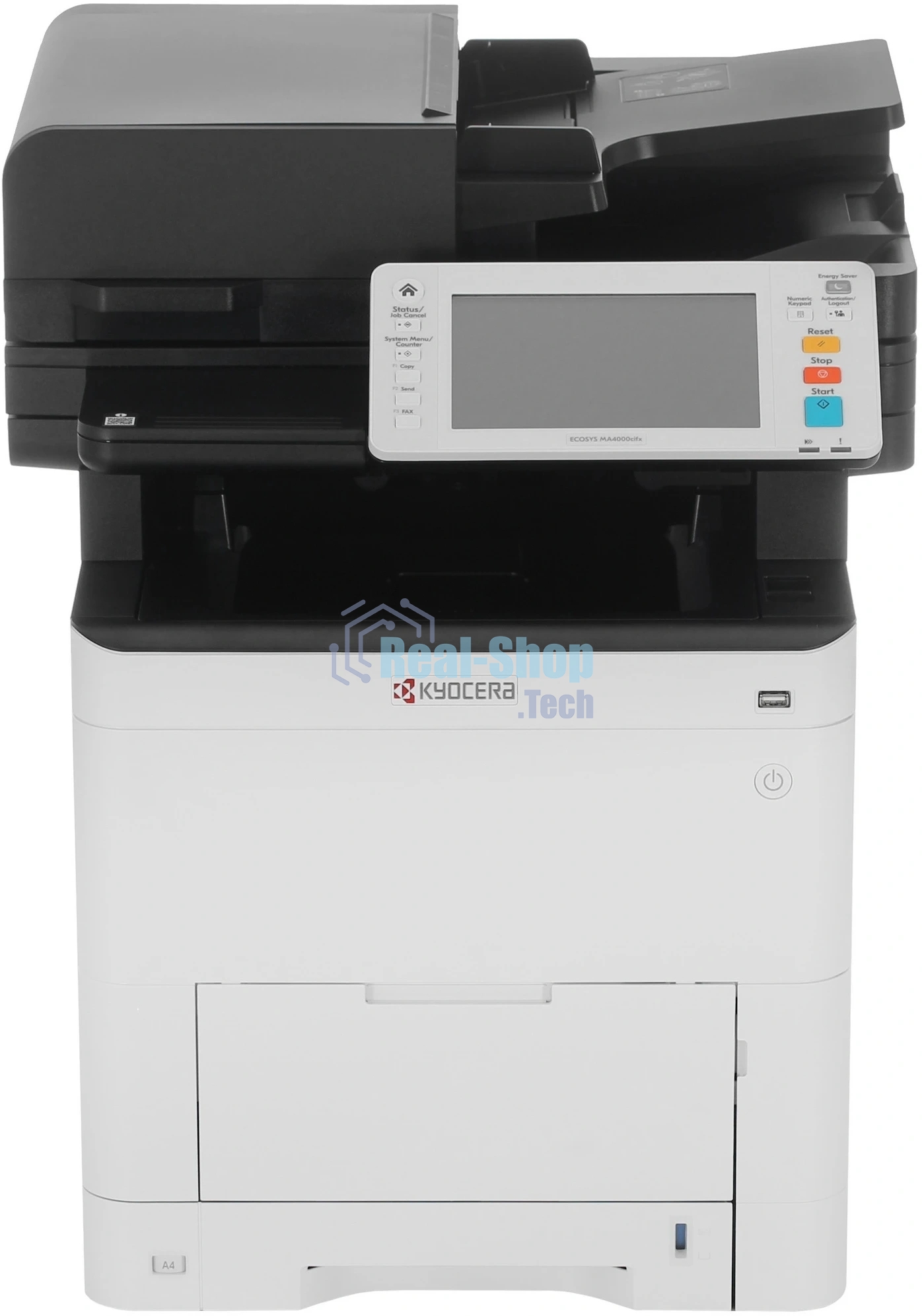 МФУ лазерное Kyocera ECOSYS MA4000cifx (replaces M6635cidn) (1102Z53NL0), A4, цветной, печ. 40 стр/мин., скан. до 60 стр/мин (ч/б) 50 стр/мин (цвет.), 1200 x 1200 dpi (печать) 600 x 600 dpi (скан.), Ethernet, USB