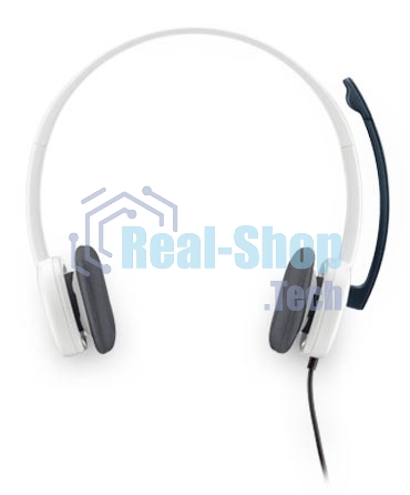 Гарнитура проводная с микрофоном Logitech H150 белый накладные оголовье (981-000350)