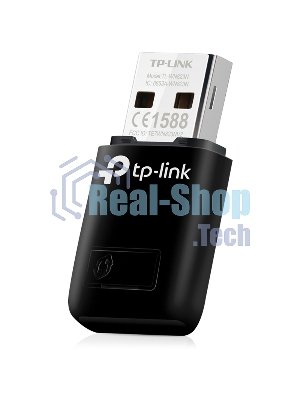 Сетевой адаптер TP-Link SOHO TL-WN823N Беспроводной USB мини адаптер 300 Мбит/с стандарта N c кнопкой QSS(Realtec)