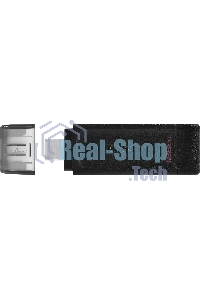 Флешка USB Kingston DataTraveler DT70 (DT70/128Gb), 128Gb, USB Type C, R/W 70/45, черный