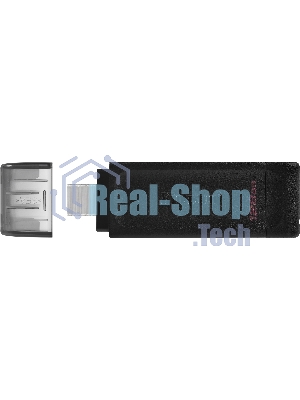 Флешка USB Kingston DataTraveler DT70 (DT70/128Gb), 128Gb, USB Type-C 3.2, R/W 70/45, черный