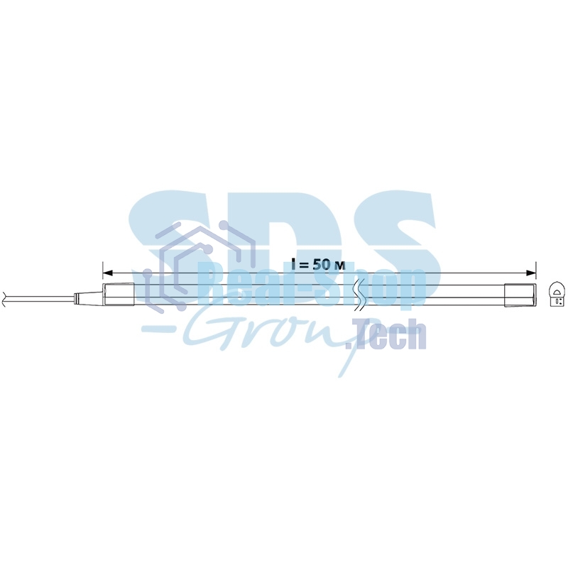 Гибкий неон Neon-night LED SMD 15х26 мм, белый, 120 LED/м, бухта 50м