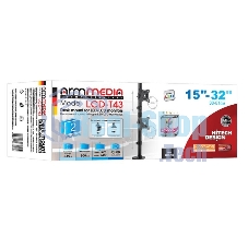 Кронштейн для мониторов Arm Media LCD-T43 черный 15