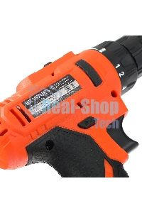 Дрель-шуруповерт Patriot BR 187UES, Аккумуляторная, 18В, 2 АКБ, Кейс