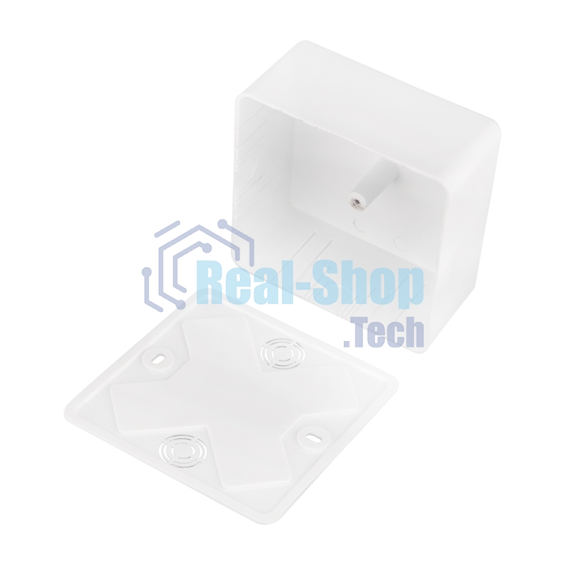 Коробка распаячная Rexant ОУ для кабель-канала 100х100х50 мм, белая, IP40