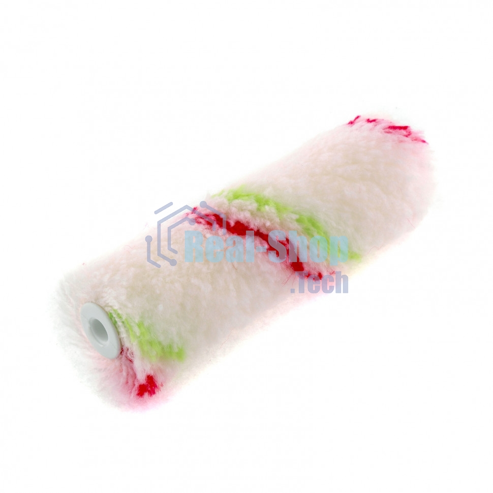 Мини-валик сменный Сибртех Эмали,110мм,ворс 12мм, D 16мм, D ручки 6мм,полиамид,полиакрил