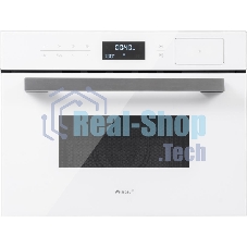 Духовой шкаф электрический Weissgauff OEMS 459 PDW белый, встраиваемый