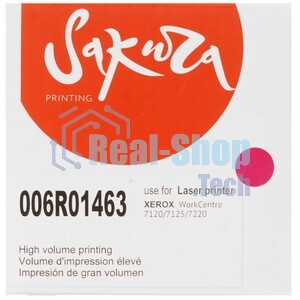 Картридж лазерный Sakura 006R01463 для Xerox WorkCentre 7120/7125, WC 7220/7225, пурпурный, 15 000 к.