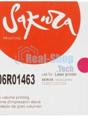 Картридж лазерный Sakura 006R01463 для Xerox WorkCentre 7120/7125, WC 7220/7225, пурпурный, 15 000 к.