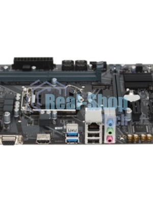 Материнская плата Gigabyte H810M H, LGA1851, Intel H810, 2xDDR5, 4xSATA, 1xM.2, 1xPCIe 4.0 x16, 1xPCIe 3.0 x1, 1xHDMI, 1xD-Sub, 1x1Gb LAN, 1xUSB-C 5Gbps, 4xUSB-A 5Gbps, 7xUSB-A 2.0, 3x3.5 мм, 7.1, mATX