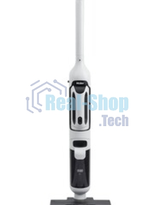 Пылесос вертикальный моющий Haier HWND Q1 белый/черный, питание от аккумулятора, 150 Вт, уборка сухая/влажная, пылесборник 0.4 л