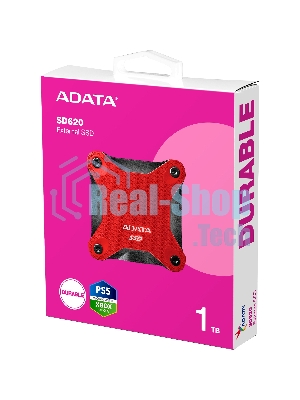 Внешний SSD ADATA SD620, 1TB, USB 3.2 Gen 2 Type-A, R/W 550/480, красный