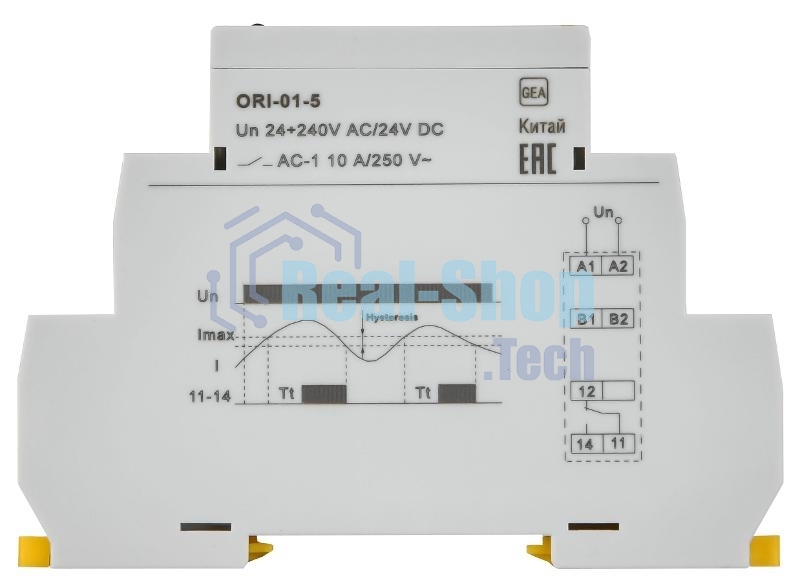 Реле тока ORI 0.5-5А 24-240В AC/24В DC IEK ORI-01-5