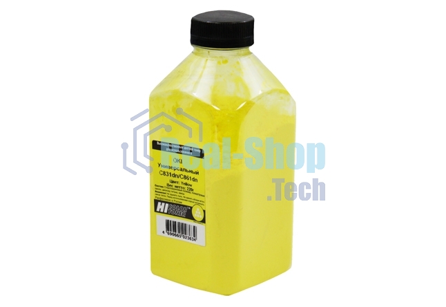 Тонер Hi-Black Универсальный для Oki С831dn/C861dn, Y, 220 г, банка