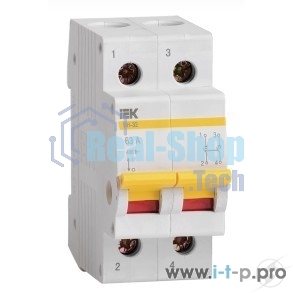 Выключатель нагрузки ВН-32 32А/2П ИЭК MNV10-2-032