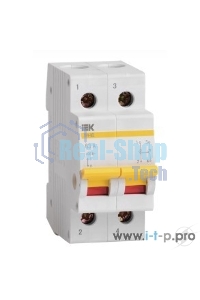 Выключатель нагрузки ВН-32 32А/2П ИЭК MNV10-2-032