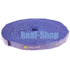 Хомут-липучка LANMASTER шириной 20 мм, 30 м, синий