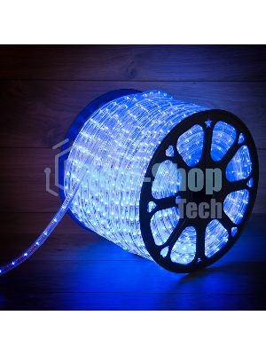 Дюралайт Neon-night LED, эффект мерцания (2W) - синий, 36 LED/м, бухта 100м