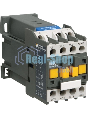 Контактор КМИп-22510 25А 24В/АС3 1НО ИЭК KMD21-025-024-10