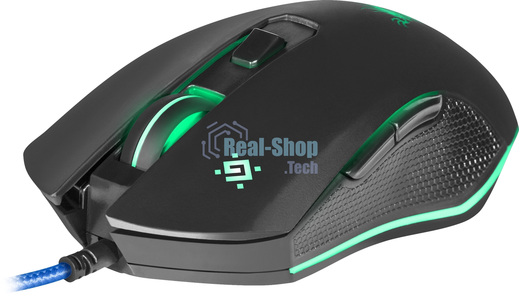 Мышь проводная Defender Sky Dragon GM-090L черный, 3200 dpi, USB, кнопки - 6