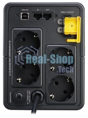 Источник бесперебойного питания APC Back-UPS BX950MI-GR/950 ВА/520 Вт/4 х CEE 7 (евророзетка)