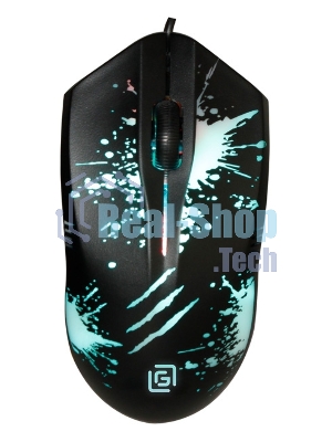 Мышь проводная Oklick 399M STIGMA черный, 1200 dpi, USB, кнопки - 3