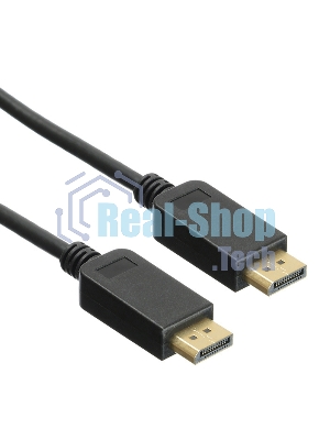Кабель аудио-видео Buro ver 1.4 DisplayPort (m)/DisplayPort (m) 10м. позолоченные контакты черный