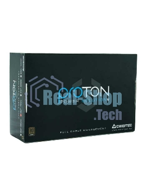 Блок питания Chieftec BDF-1000C, 1000Вт, 80 PLUS Bronze, 140мм, модульный, черный