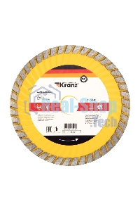Диск алмазный отрезной Kranz Turbo волна 150x22.2 мм