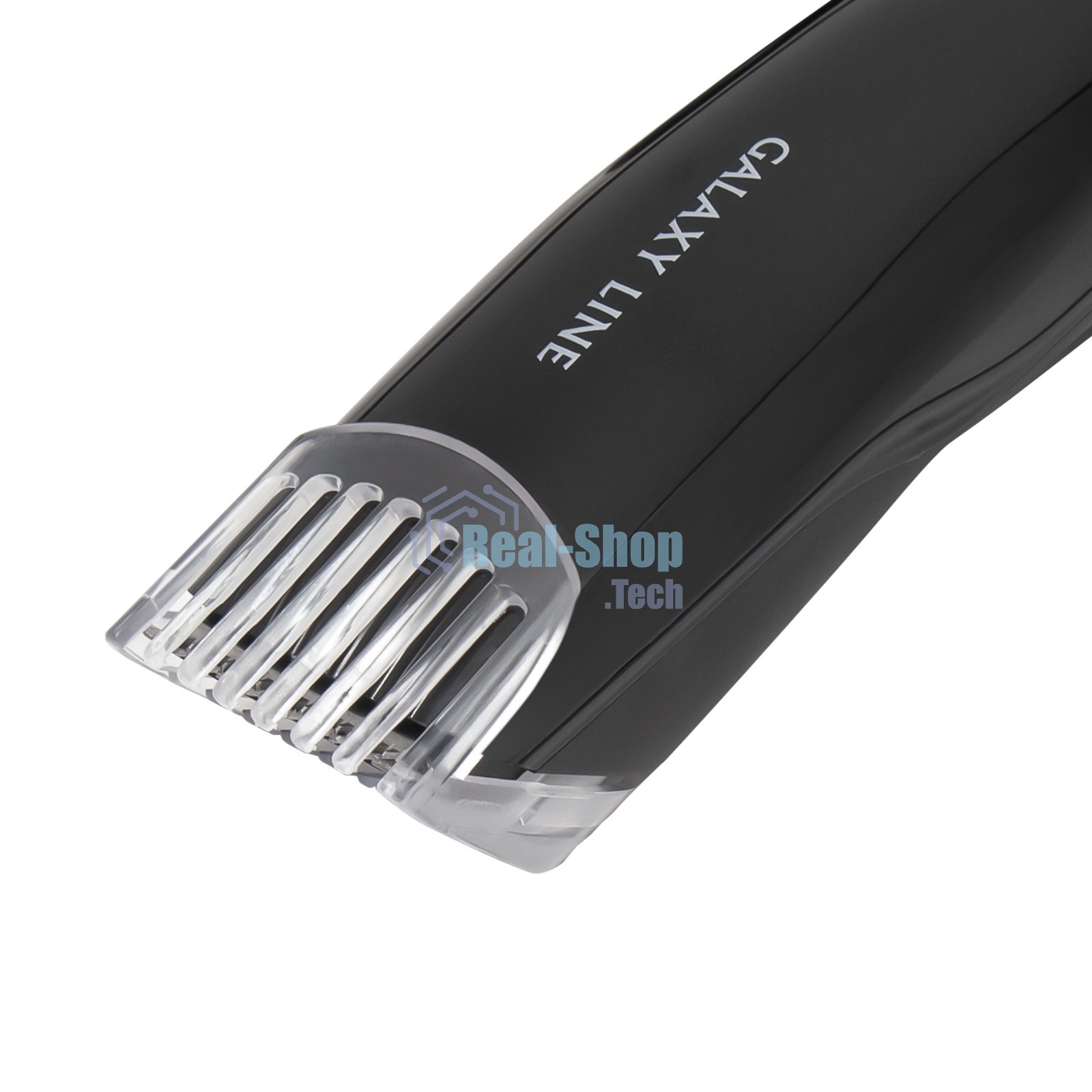 Набор для стрижки Galaxy Line GL 4170, черный, 3 Вт, вр. раб. до 1,5 ч, время зарядки около 2 ч, аккум. Li-Ion 3,7 В, емк. аккум. 600 мА*ч, лезвия из нерж. стали, шир. лезвия 30 мм, 16 полож. насадки-расчески (1 - 8,5 мм), индик. зар. аккум., USB зарядка