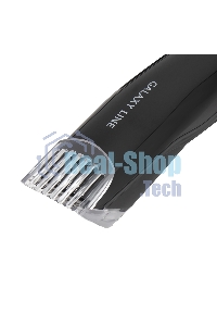 Набор для стрижки Galaxy Line GL 4170, черный, 3 Вт, вр. раб. до 1,5 ч, время зарядки около 2 ч, аккум. Li-Ion 3,7 В, емк. аккум. 600 мА*ч, лезвия из нерж. стали, шир. лезвия 30 мм, 16 полож. насадки-расчески (1 - 8,5 мм), индик. зар. аккум., USB зарядка