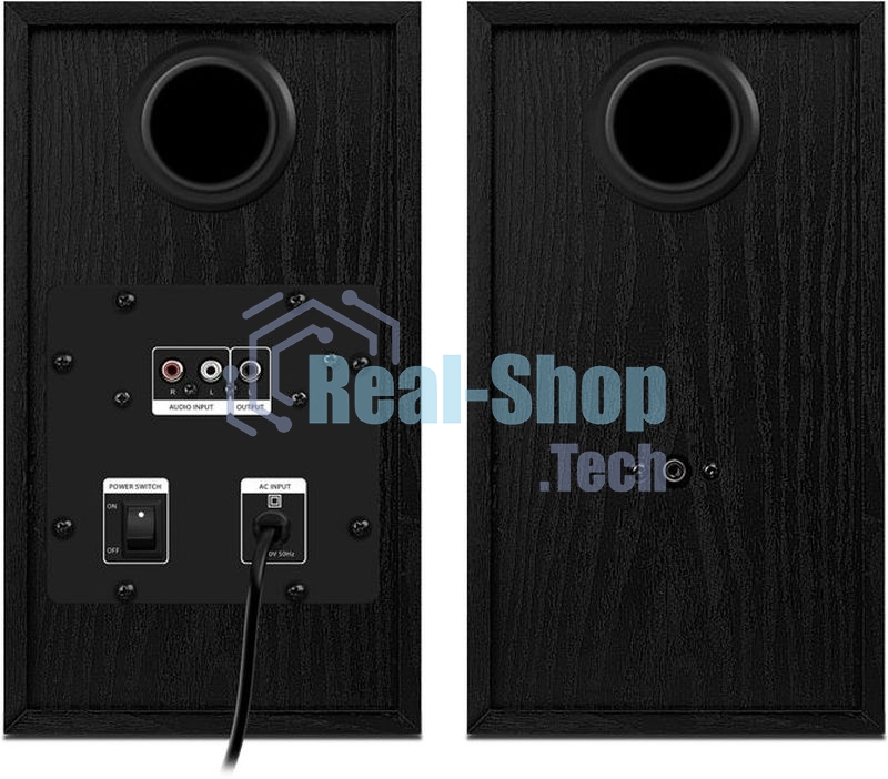 Акустическая система Sven SPS-614 2.0 (2x20W, Bluetooth, дерево, black)