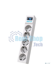 Сетевой фильтр ZIS PILOT Surge protector Pilot SG5 5 outlets (GP), 10A/2.2kVt, automatic circuit-breaker, 10 m