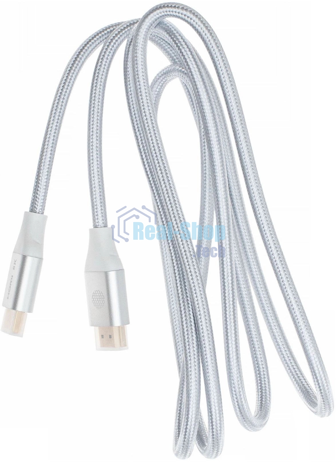 Кабель аудио-видео Cactus CS-HDMI.2.1-1.8 HDMI (m)/HDMI (m) 1.8м. позолоченные контакты серебристый