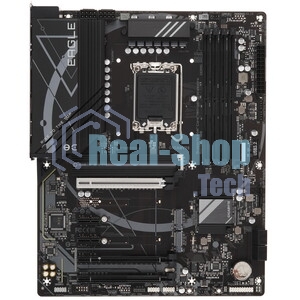 Материнская плата Gigabyte Z790 EAGLE, LGA 1700, Intel Z790, 4xDDR5, 4xSATA, 3xM.2, 1xPCIe 5.0 x16, 1xPCIe 4.0 x4, 1xPCIe 3.0 x1, 1xHDMI, 1xDP, 1x 2.5Gb LAN, 4xUSB-A 3.2 Gen 1, 1xUSB-A 3.2 Gen 2, 2xUSB-A 2.0, 1xUSB-C 3.2 Gen 2, 3x3.5 мм, 7.1, ATX