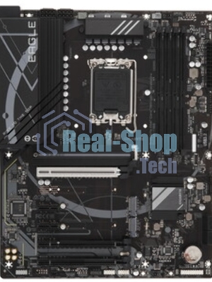 Материнская плата Gigabyte Z790 EAGLE, LGA 1700, Intel Z790, 4xDDR5, 4xSATA, 3xM.2, 1xPCIe 5.0 x16, 1xPCIe 4.0 x4, 1xPCIe 3.0 x1, 1xHDMI, 1xDP, 1x 2.5Gb LAN, 4xUSB-A 3.2 Gen 1, 1xUSB-A 3.2 Gen 2, 2xUSB-A 2.0, 1xUSB-C 3.2 Gen 2, 3x3.5 мм, 7.1, ATX