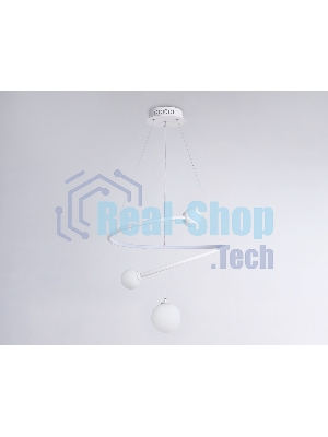 Светильник Ambrella light FL66299 WH белый 39W 3000K-6400K+G9 D500*1200 (ПДУ ИК)