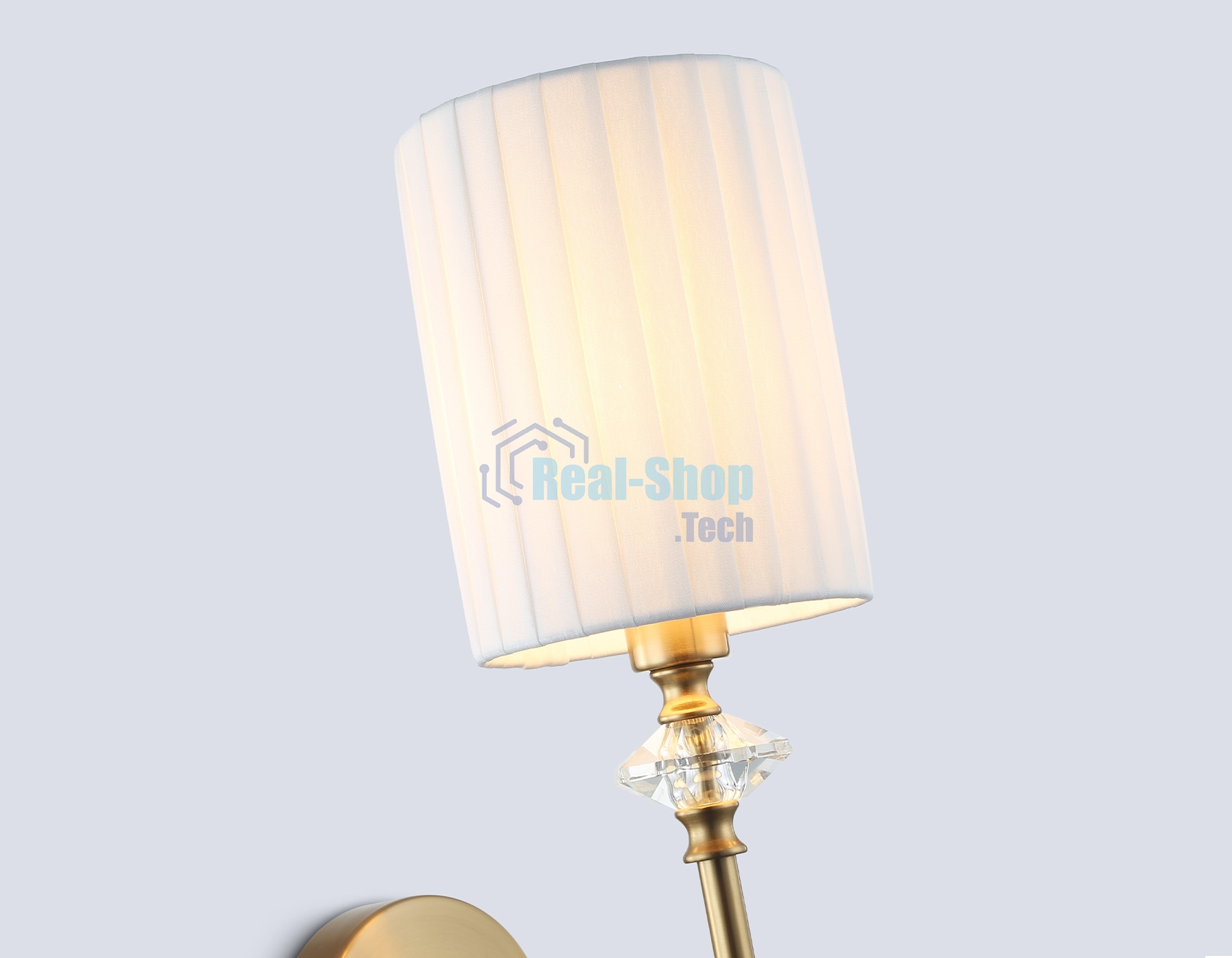 Настенный светильник Ambrella light LH71506 BS/FR латунь/белый матовый E14 max 40W 230*120*310