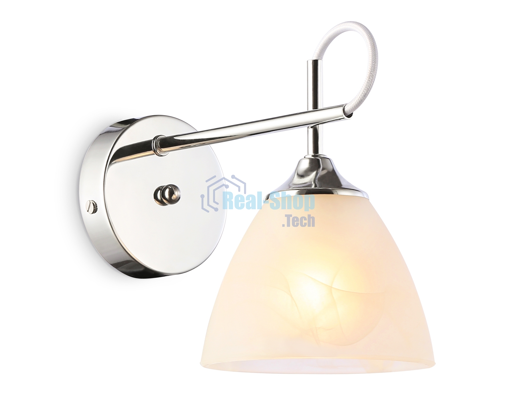 Светильник Ambrella light TR3045 CH/FR хром/белый матовый E27 max 40W 215*135*225