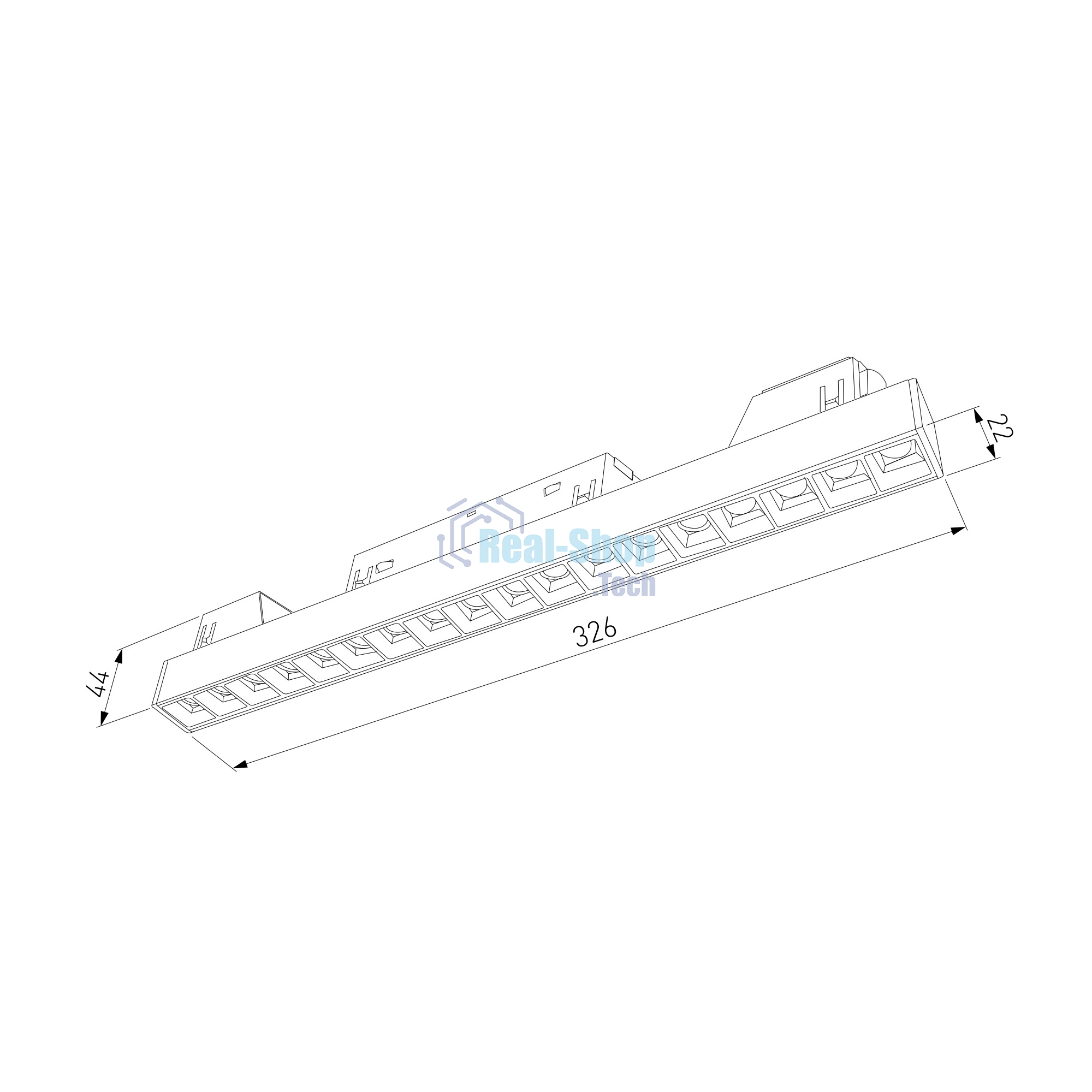 Трековый светильник Slim Magnetic SL03 18W 4200K черный 85006/01 85006/01