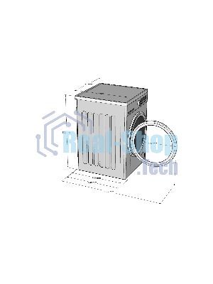 Сушильная машина Korting KD 69IHP10 An антрацит, 10 кг, сушка - конденсационная, программ - 12, 59.5 x 85 x 62.7 см