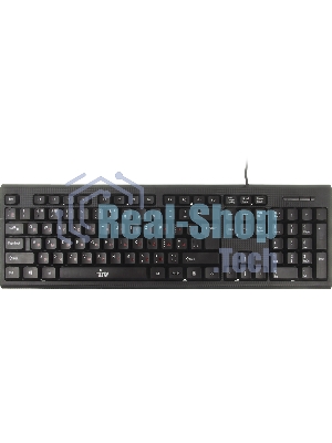 Комплект клавиатура+мышь Oklick 621M IRU проводной, USB, 1200 DPI, чёрный