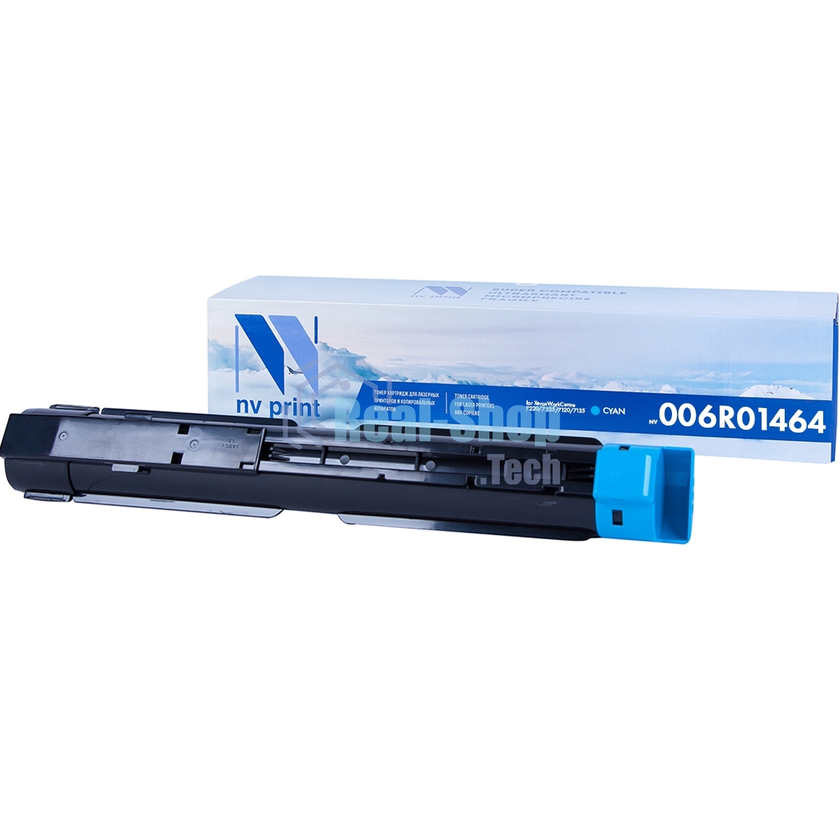 Картридж лазерный NVPrint совместимый Xerox 006R01464 Cyan для WorkCentre 7220/7225/7120/7125 (15000k)