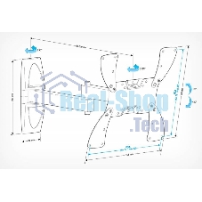 Кронштейн Holder LCDS-5046 белый