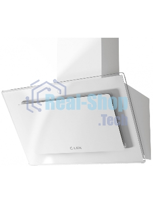 Вытяжка наклонная LEX MIKA GS 600 белая, 59.5 см, 850 куб. м/ч, 48 дБ