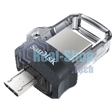 Флешка USB SanDisk DD3 Ultra (SDDD3-032G-G46), 32Gb, USB 3.0/microUSB, R/W 130/30, черный