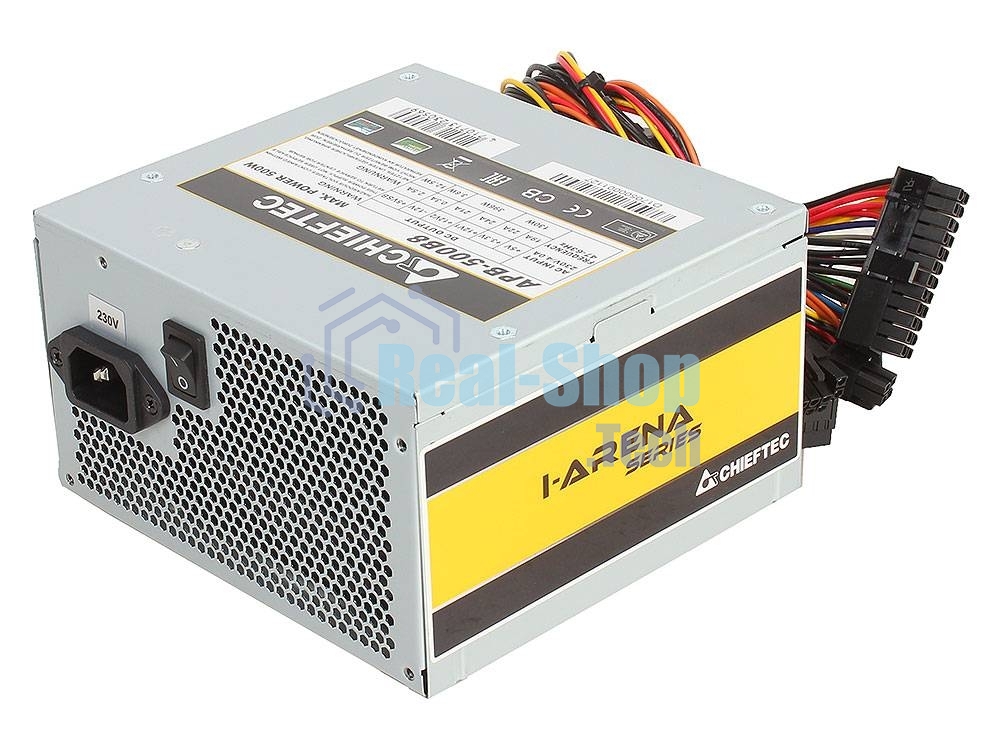 Блок питания Chieftec APB-500B8, 500Вт, 80 PLUS, 120мм, серый