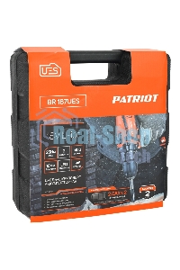 Дрель-шуруповерт Patriot BR 187UES, Аккумуляторная, 18В, 2 АКБ, Кейс