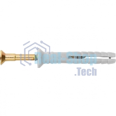 Дюбель-гвоздь Сибртех полипропиленовый с потайным бортиком 6 х 40 мм, 200 шт.